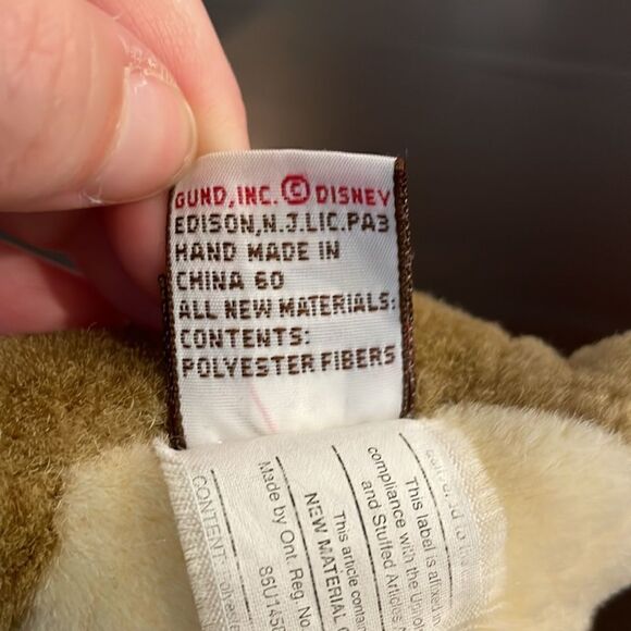 Gund 6" Classic Pooh Kanga Plush, Stuffed Toy Vintage Gund plush 
From the 1990s - Picture 5 of 7